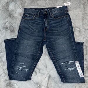 NWT Destroyed Blue Old Navy Slim Jeans